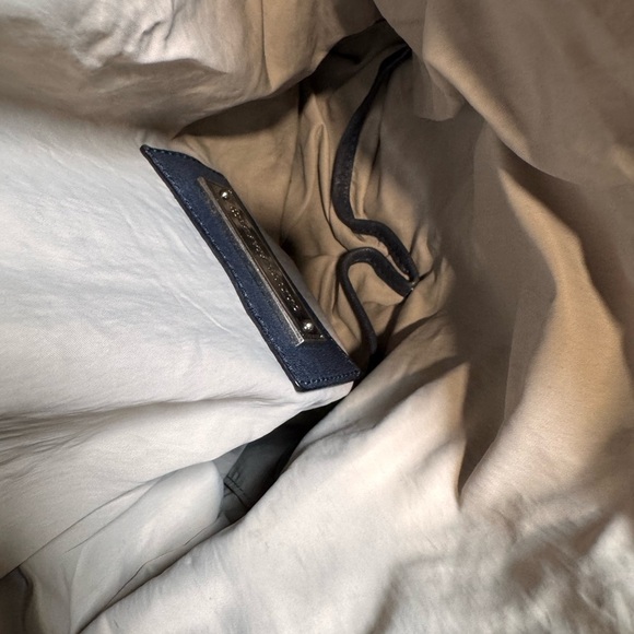 Olivia Harris Charcoal Leather Crossbody Bag - Picture 7 of 11